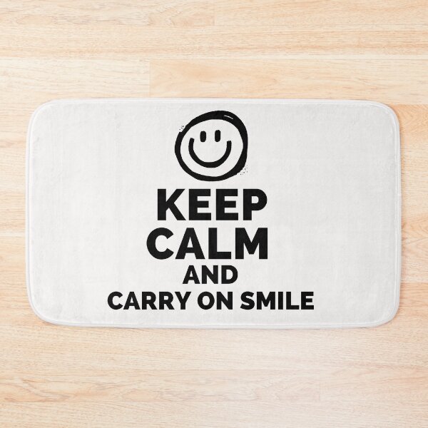 Item preview, Keep Calm And Carry On Smile designed and sold by CreacionsMeraki.