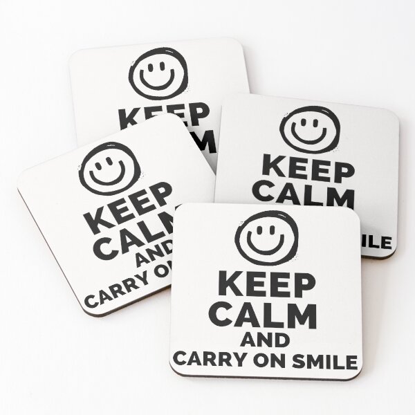 Item preview, Keep Calm And Carry On Smile designed and sold by CreacionsMeraki.
