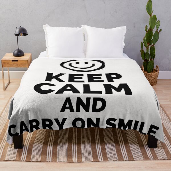 Item preview, Keep Calm And Carry On Smile designed and sold by CreacionsMeraki.