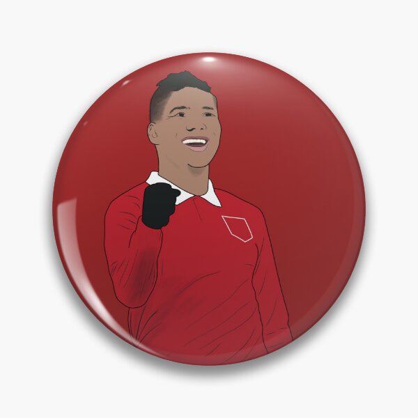 Item preview, Casemiro United Minimalist Goal Celebration designed and sold by Hevding.