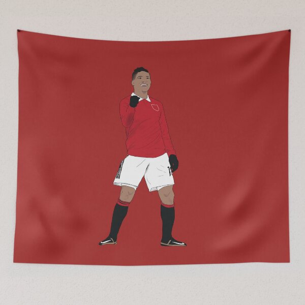 Item preview, Casemiro United Minimalist Goal Celebration designed and sold by Hevding.