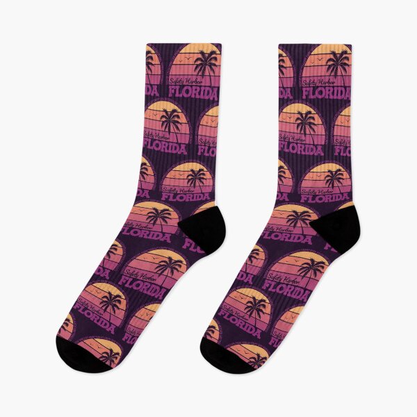 Item preview, Safety Harbor Florida Sunset Retro Vintage Local Pride Logo designed and sold by CRHPOD20.