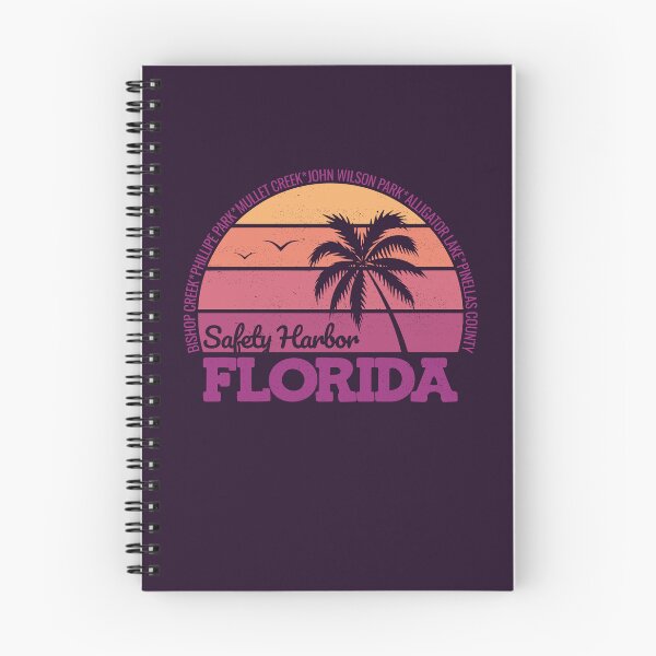 Item preview, Safety Harbor Florida Sunset Retro Vintage Local Pride Logo designed and sold by CRHPOD20.