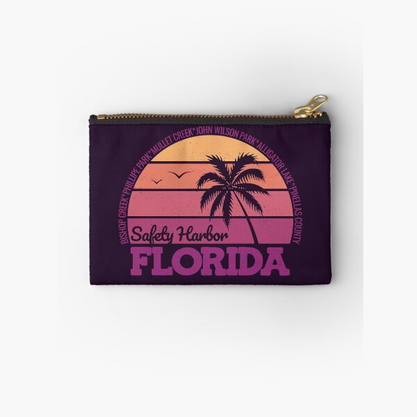 Item preview, Safety Harbor Florida Sunset Retro Vintage Local Pride Logo designed and sold by CRHPOD20.