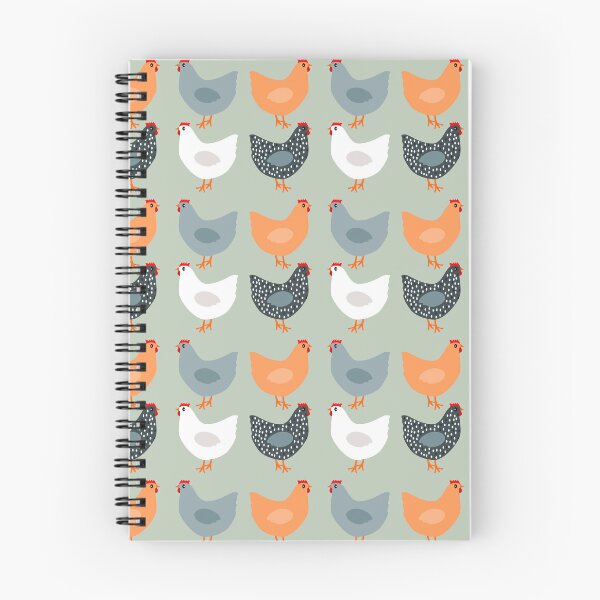 Item preview, Country Chicken Pattern on Green designed and sold by DandelionDays.