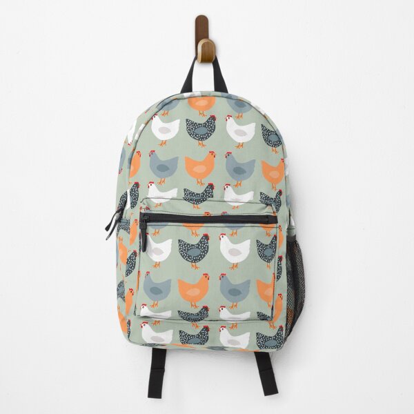 Item preview, Country Chicken Pattern on Green designed and sold by DandelionDays.