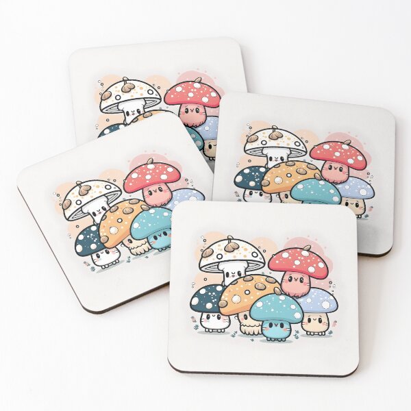 Item preview, Mushroom Kingdom: A Kawaii Mushroom designed and sold by asurathunder.