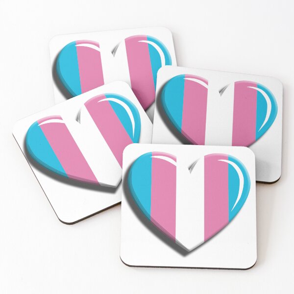 Item preview, Trans Pride Heart designed and sold by TheirChoice.
