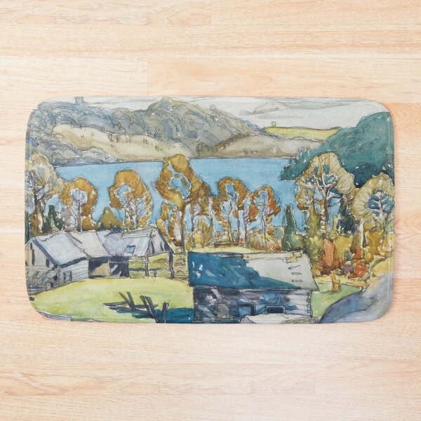 Item preview, Franklin Carmichael Old Barns, Miner’s Bay, 1925 designed and sold by TheRedVineyard.