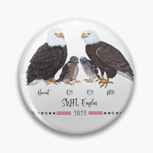 Item preview, SWFL Bald Eagle Family Art designed and sold by Roy & Tiffany.