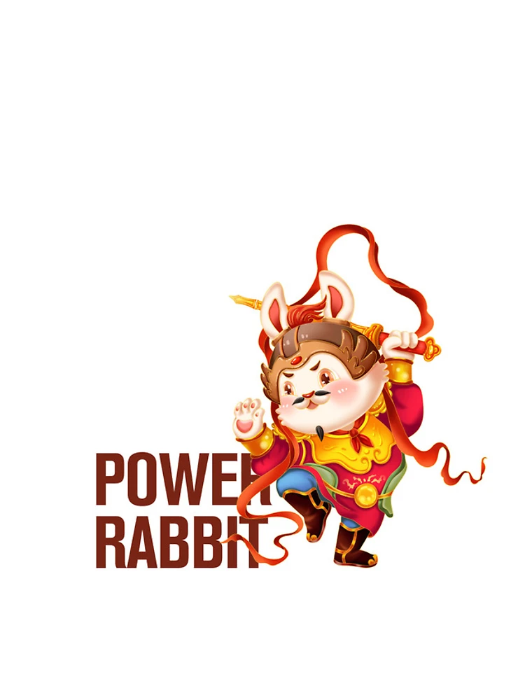 Thumbnail 4 of 4, iPhone Case, Power Rabbit designed and sold by KafeMo.
