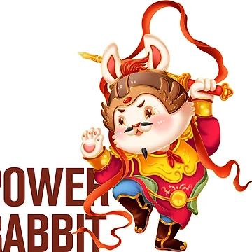 Artwork thumbnail, Power Rabbit by KafeMo