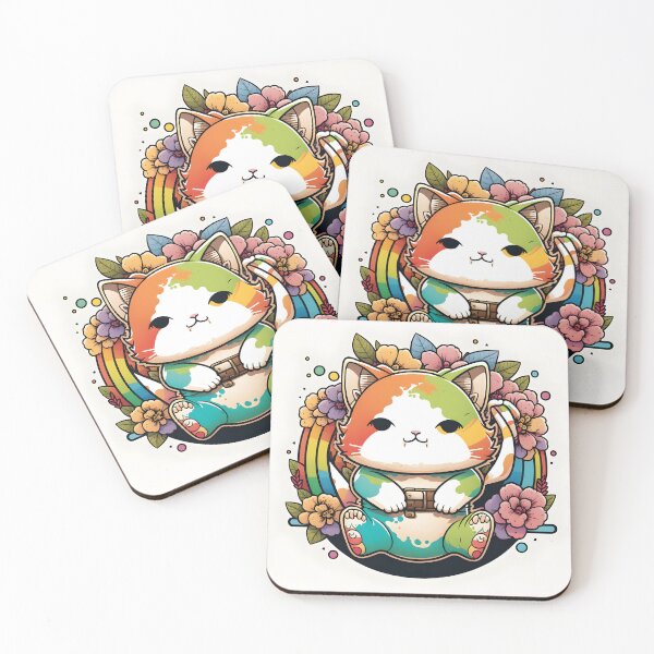 Item preview, The Little Cat That Could: A Colorful and Inspirational Feline Painting designed and sold by asurathunder.