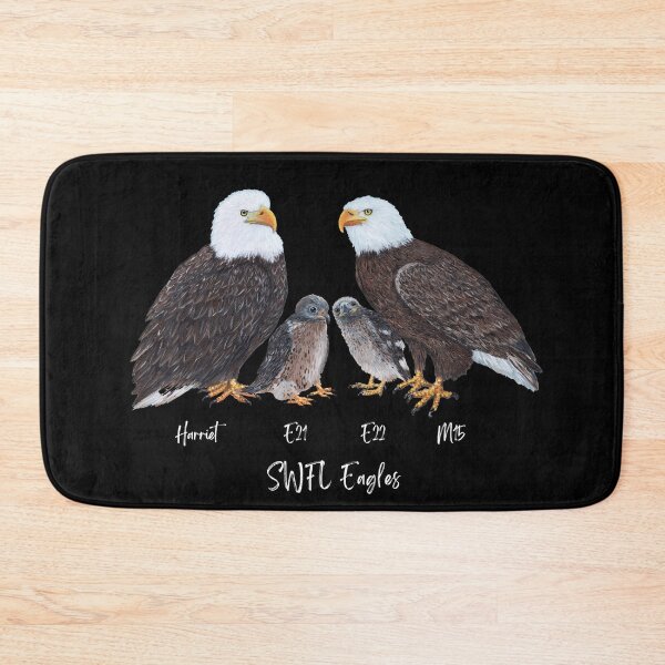 Item preview, SWFL Bald Eagle Family Art designed and sold by Roy & Tiffany.