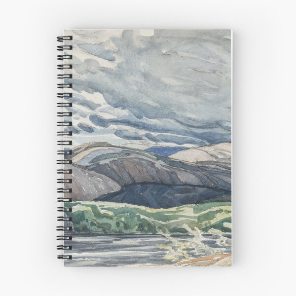 Item preview, Franklin Carmichael, La Cloche, stormy sky, landscape painting designed and sold by TheRedVineyard.