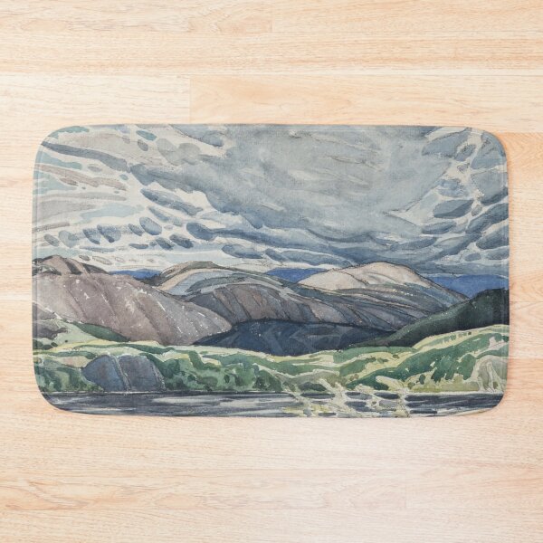 Item preview, Franklin Carmichael, La Cloche, stormy sky, landscape painting designed and sold by TheRedVineyard.