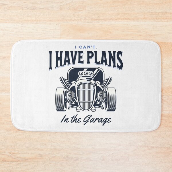 Item preview, I Can't. I Have Plans in the Garage Blue Statement Graphic designed and sold by arthouseflunky.
