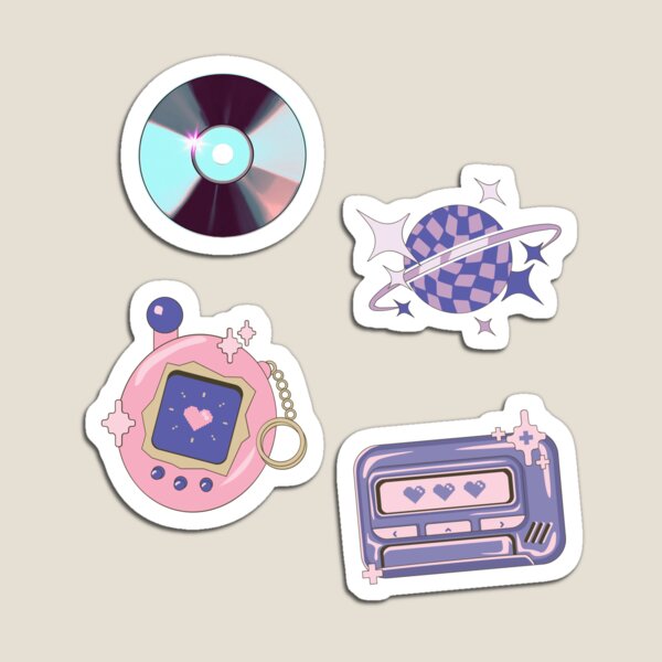 Y2K Cyber PFP Aesthetic  A.I Art Sticker for Sale by AI-INK