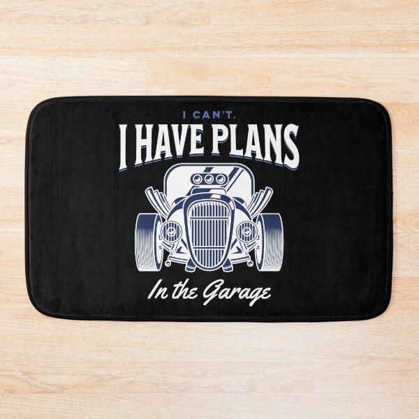 Item preview, I Can't. I Have Plans in the Garage White and Blue Statement Graphic designed and sold by arthouseflunky.