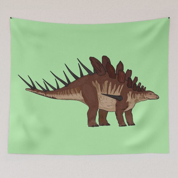 Item preview, Kentrosaurus cartoon illustration designed and sold by Misscartoon.