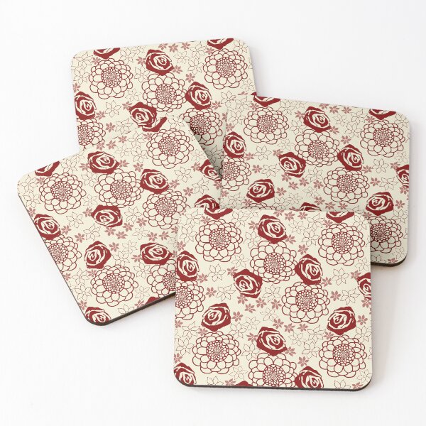 Item preview, Maroon Flowers designed and sold by Jaana Day.