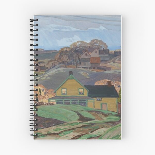 Item preview, Franklin Carmichael, Farmhouses, Newton Robinson, Ontario designed and sold by TheRedVineyard.