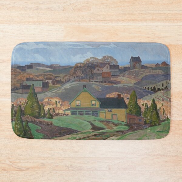 Item preview, Franklin Carmichael, Farmhouses, Newton Robinson, Ontario designed and sold by TheRedVineyard.