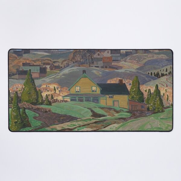Item preview, Franklin Carmichael, Farmhouses, Newton Robinson, Ontario designed and sold by TheRedVineyard.
