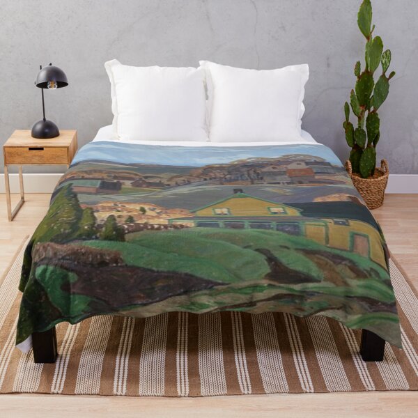 Item preview, Franklin Carmichael, Farmhouses, Newton Robinson, Ontario designed and sold by TheRedVineyard.