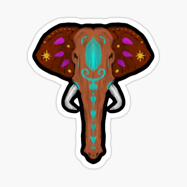 Item preview, Elephant “fall” designed and sold by CrazyFozBazaar.