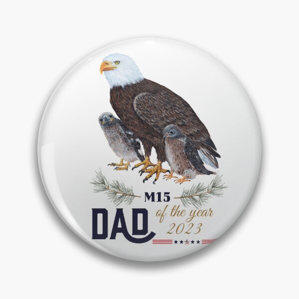 Item preview, Best Dad of the year - Bald Eagle M15 Art designed and sold by Roy & Tiffany.