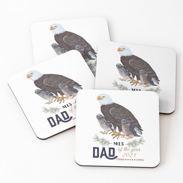 Item preview, Best Dad of the year - Bald Eagle M15 Art designed and sold by Roy & Tiffany.