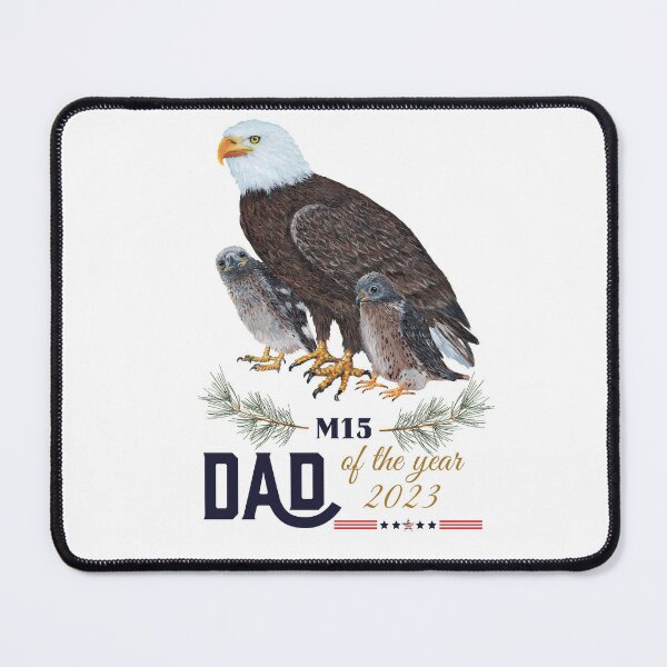 Happy Father's Day - Bald Eagle M15 Art Sticker for Sale by Tiffany Roy