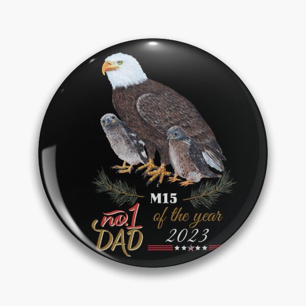 Item preview, Best Dad of the year - Bald Eagle M15 Art designed and sold by Roy & Tiffany.