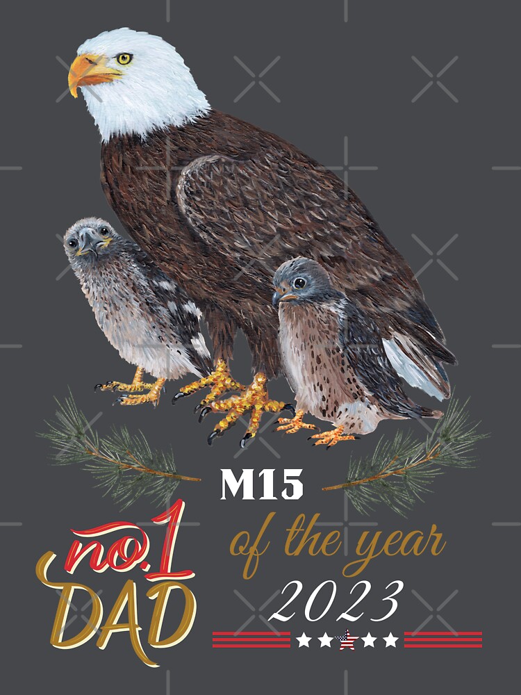 Happy Father's Day - Bald Eagle M15 Art Sticker for Sale by Tiffany Roy