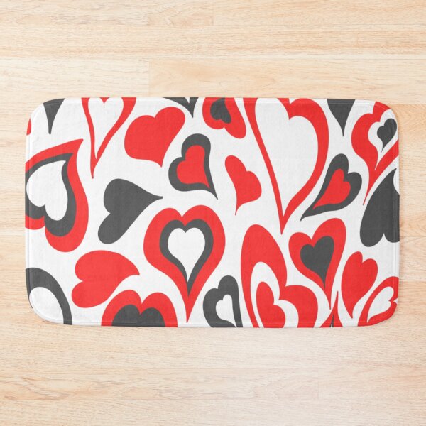 Item preview, Retro Vintage Red and White Hearts designed and sold by Timeknights.