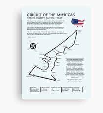 Die Rennstrecke von Amerika Leinwanddruck