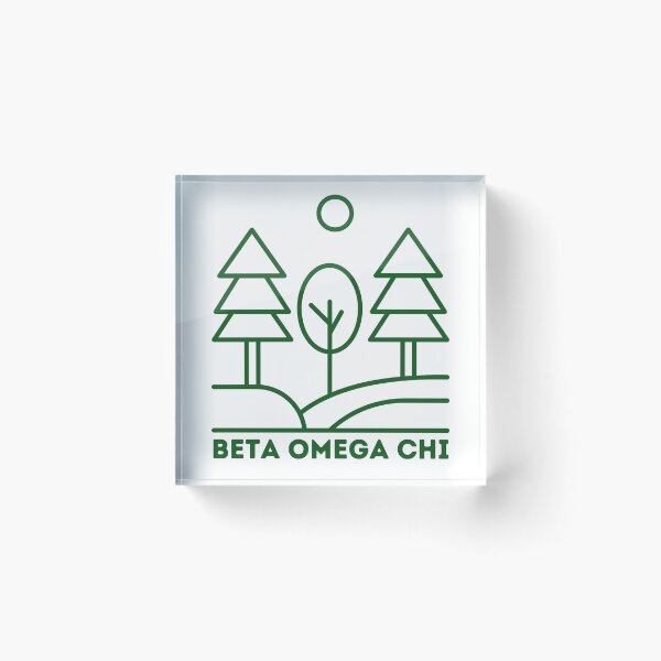 Item preview, Harding BOX Beta Omega Chi Sticker designed and sold by larajharper.
