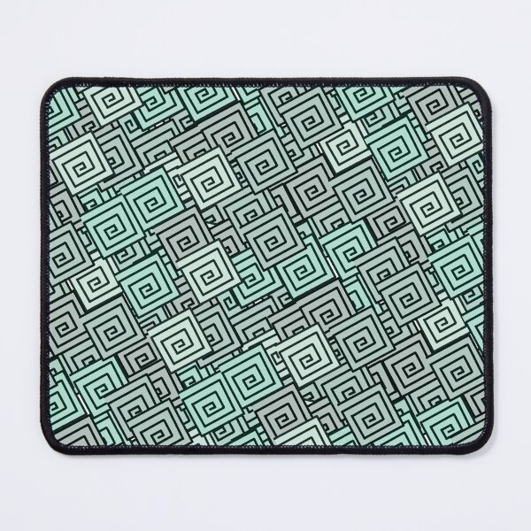 Item preview, Green Geometric Seamless Pattern designed and sold by WilDigitalFinds.