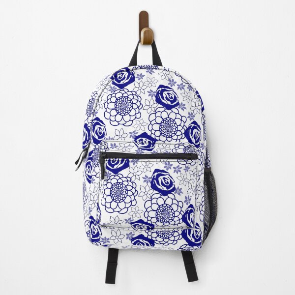 Item preview, Navy Flowers designed and sold by Jaana Day.