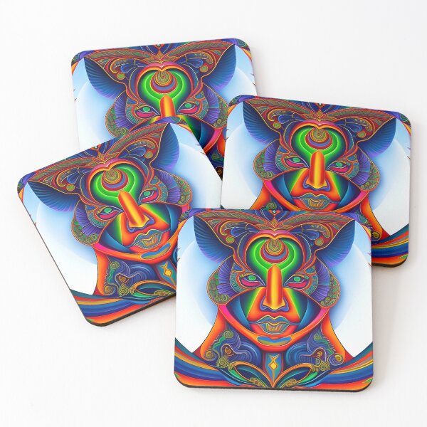 Item preview, New World Gods (14) - Mesoamerican Inspired Psychedelic Art designed and sold by TheThirdEye.