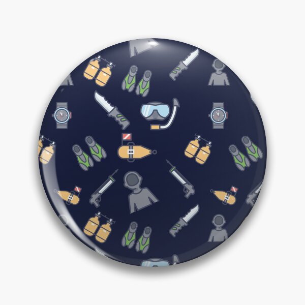 Item preview, Scuba Diving Equipment Pattern designed and sold by frmwrte.