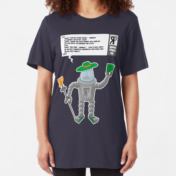 Robot Pimps Inc. - Line 20 - Dark Slim Fit T-Shirt
