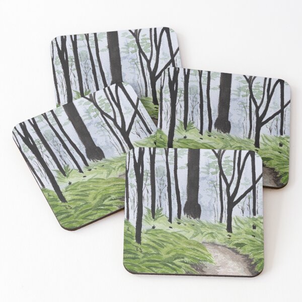 Item preview, Australian Bushfire Regrowth Watercolour designed and sold by Nicky Rollings.