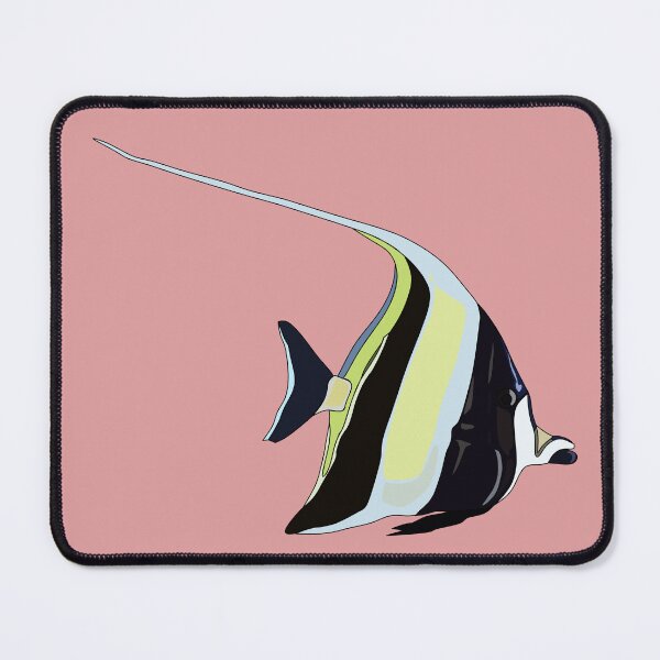 Item preview, Moorish idol fish cartoon illustration designed and sold by Misscartoon.