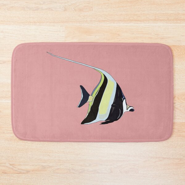 Item preview, Moorish idol fish cartoon illustration designed and sold by Misscartoon.