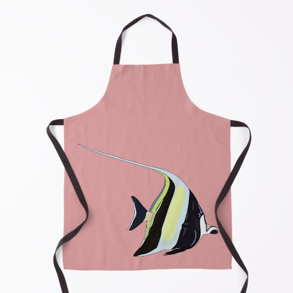Item preview, Moorish idol fish cartoon illustration designed and sold by Misscartoon.