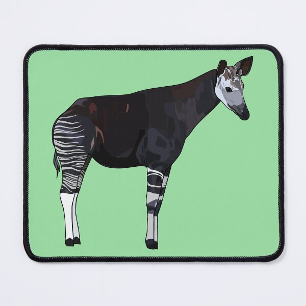 Item preview, Okapi cartoon illustration designed and sold by Misscartoon.