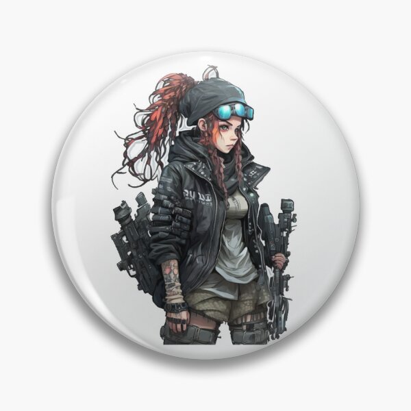 Item preview, Cyberpunk Hacker Female 1 designed and sold by DaydreamDepot.