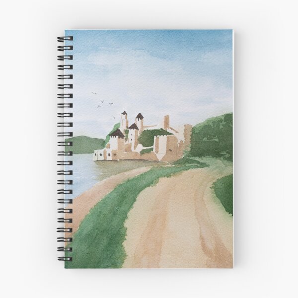 Item preview, Early Morning Fort Watercolour designed and sold by Nicky Rollings.